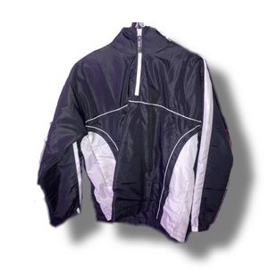 Vintage Blue and White wind breaker